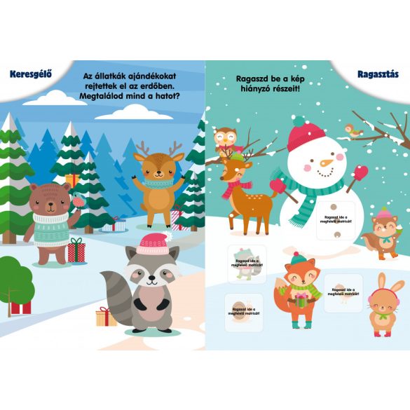 Ünnepel az erdő - Ragassz és ügyesedj