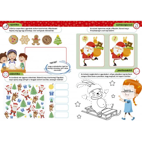 Okoskák Ovija - Télapó az óvodában