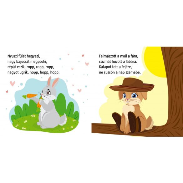 Nyuszis mondókák - mondókáskönyv 2+