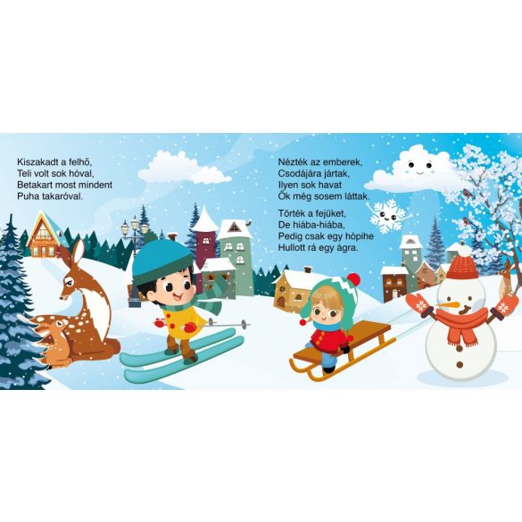 Egyszer egy hópihe...  (kartonkönyv)
