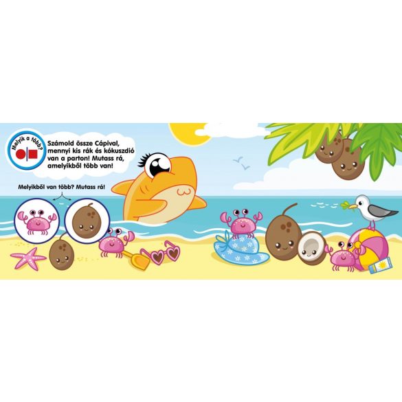 Cápika számolni tanul 2+ ( szállítási sérült)