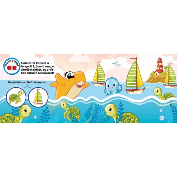 Cápika számolni tanul 2+ ( szállítási sérült)