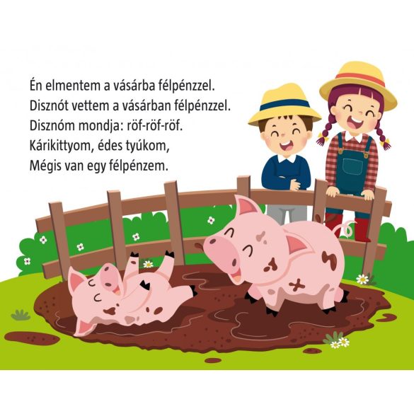 Én elmentem a vásárba - gyerekdal (kartonkönyv)