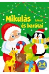 Mikulás és barátai - kifestő