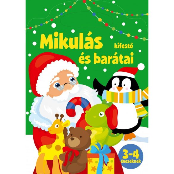 Mikulás és barátai - kifestő