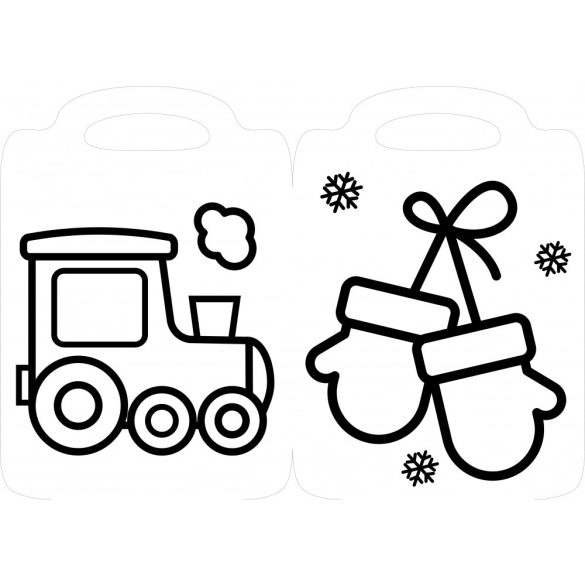 Karácsonyi meglepi - kifestő