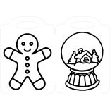 Karácsonyi meglepi - kifestő