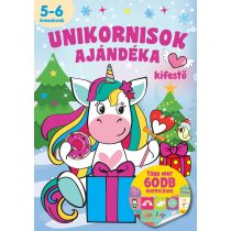   Unikornisok ajándéka - kifestő több mint 60 db matricával