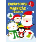 Karácsonyi matricás füzetem