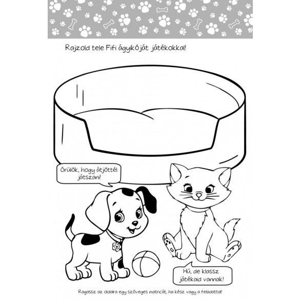 Fifi kutya rajzos feladványai