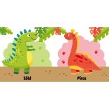 Pici dinók - fürdőskönyv