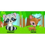 Erdei állatok - fürdőskönyv