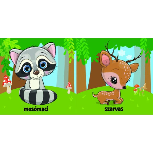 Erdei állatok - fürdőskönyv