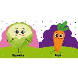 Zöldségek - fürdőskönyv