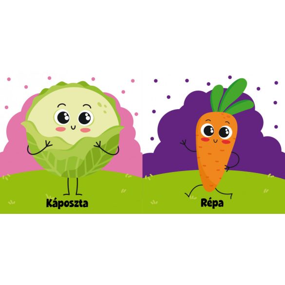 Zöldségek - fürdőskönyv