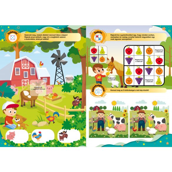 Mókás farm - foglalkoztató gyerekeknek