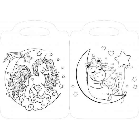 Unikornisok szivárvány kifestője