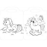 Unikornisok szivárvány kifestője