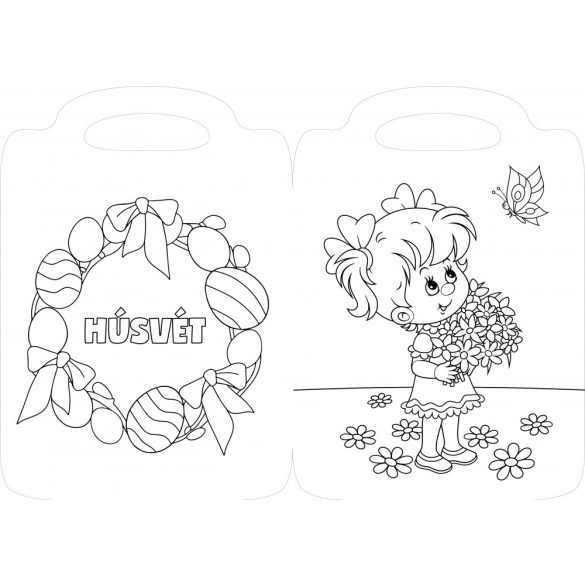 Nyuszi műhelye - kifestő