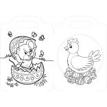 Nyuszi műhelye - kifestő