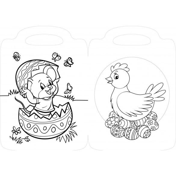 Nyuszi műhelye - kifestő