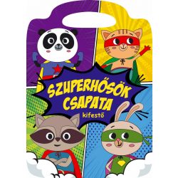 Szuperhősök csapata kifestő