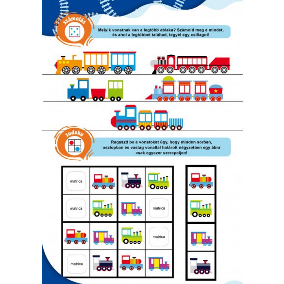 Zakatoló vonatok - több mint 60 matricával