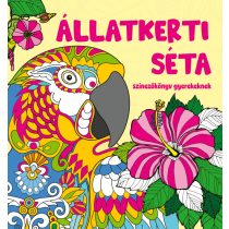 Állatkerti séta - színezőkönyv gyerekeknek