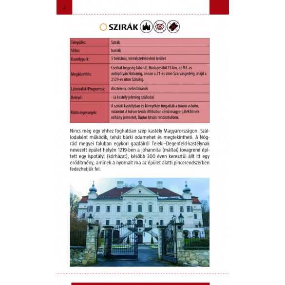 Magyar kastélyok - Országjárók zsebkönyve
