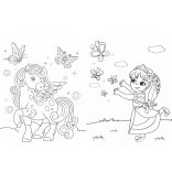 Csodás pillangók - kifestő