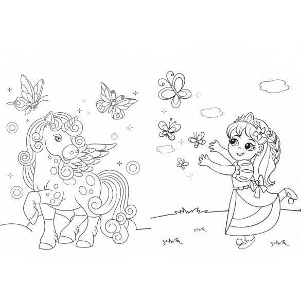 Csodás pillangók - kifestő