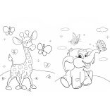 Csodás pillangók - kifestő