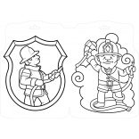 Állati tűzoltók kifestője