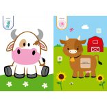 Csillag lovacska - matricás füzet