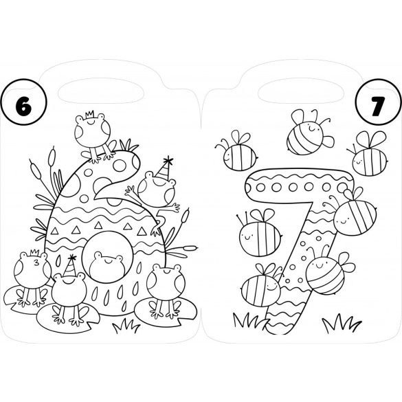 Számolni tanulok kifestő