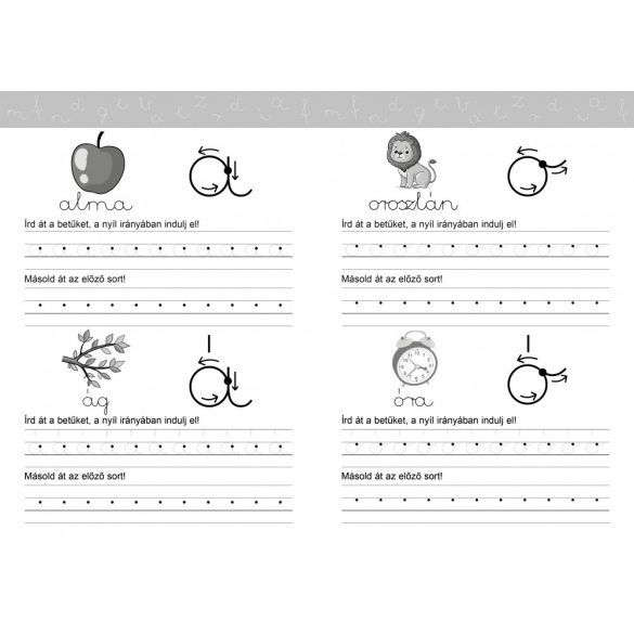 Ügyesedj: Betűk írása 1.osztály