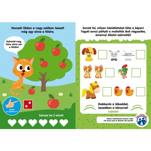 Számolj piszével 1-6-ig