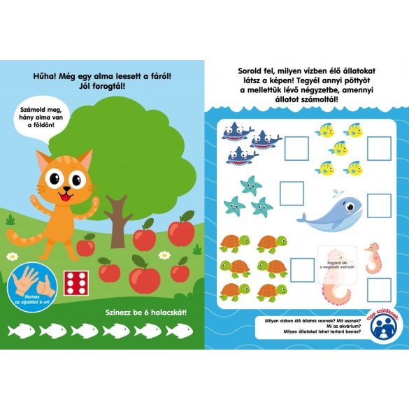 Számolj piszével 1-6-ig