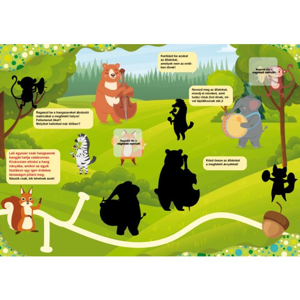 Lali mókus kalandjai - foglalkoztató gyerekeknek