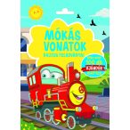 Mókás vonatok - rajzos feladványai