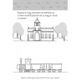 Mókás vonatok - rajzos feladványai