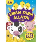   Vidám farm állatai kifestő - több mint 60 db matricával!