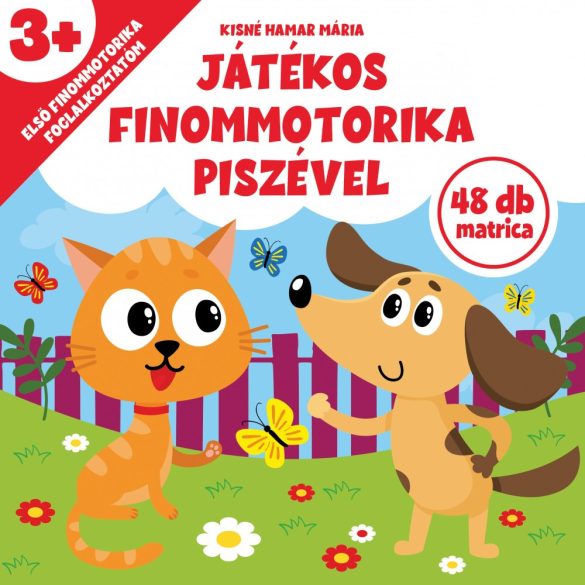 Játékos finommotorika Piszével - 48 db matrica 3+