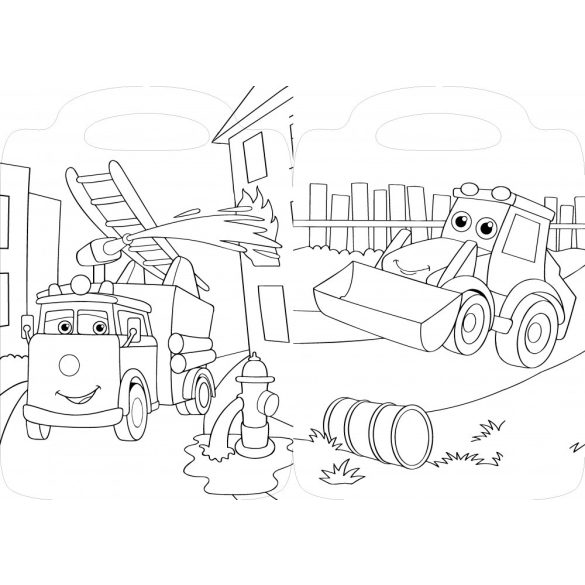 Kedvenc járműveim kifestő