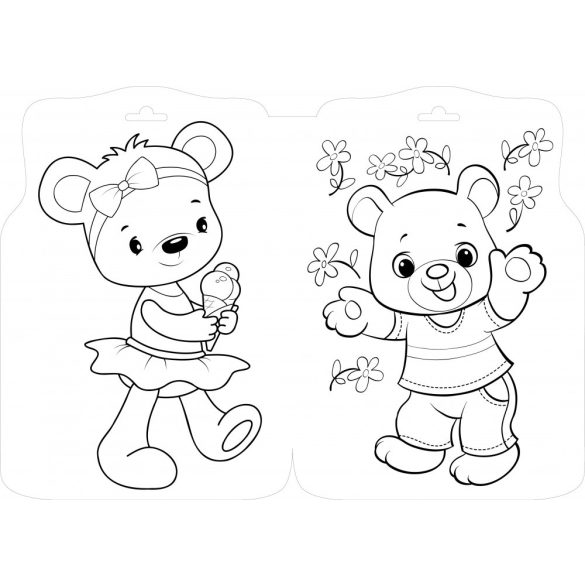 Brumi mackó kifestője 3+