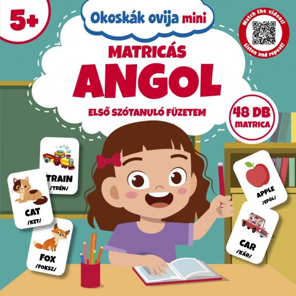 Matricás angol első tanuló füzetem - Okoskák ovija mini 