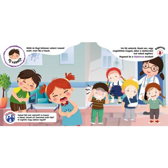 Érzelmek - Okoskák ovija mini -  48 db matrica