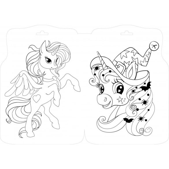 Csillám unikornis kifestője 5+