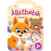 Állatbébik - Kifestő