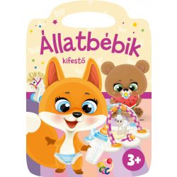 Állatbébik - Kifestő